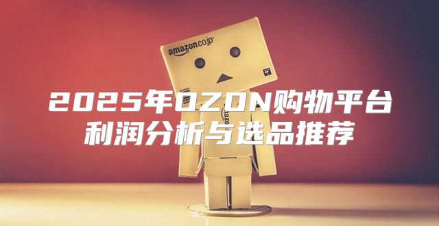 2025年OZON购物平台利润分析与选品推荐