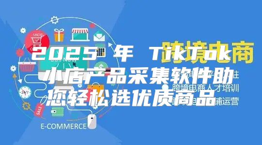 2025 年 TikTok 小店产品采集软件助您轻松选优质商品