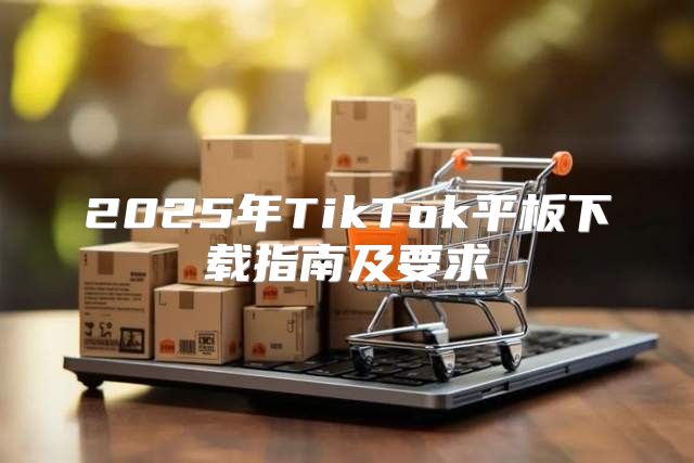 2025年TikTok平板下载指南及要求