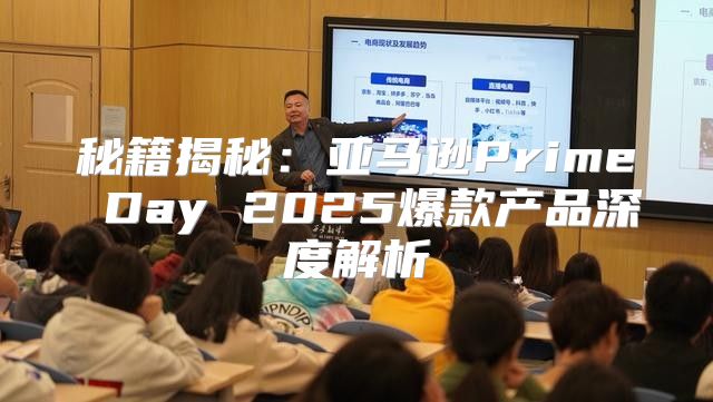 秘籍揭秘：亚马逊Prime Day 2025爆款产品深度解析