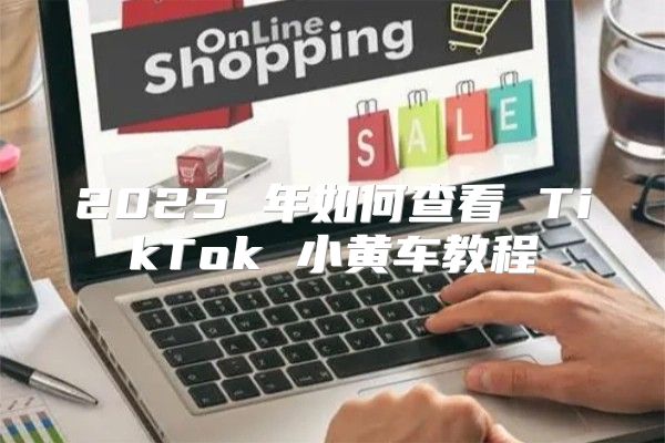 2025 年如何查看 TikTok 小黄车教程
