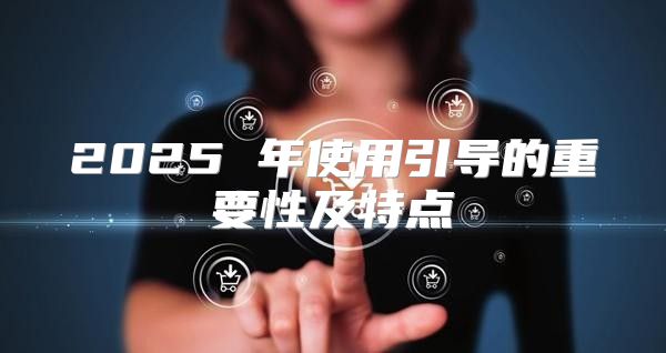 2025 年使用引导的重要性及特点