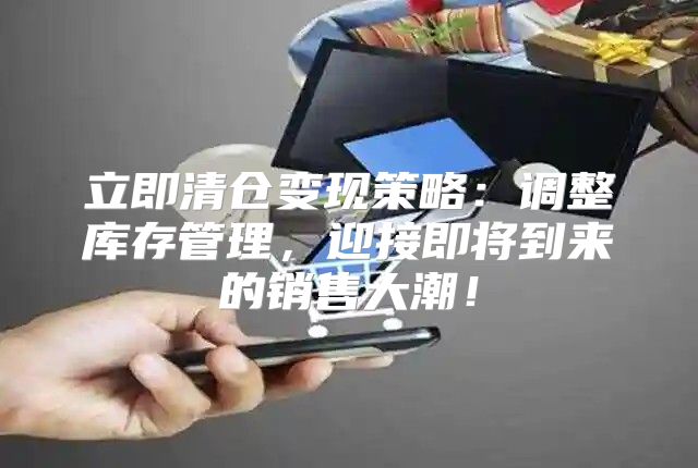立即清仓变现策略：调整库存管理，迎接即将到来的销售大潮！