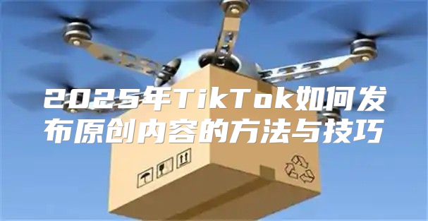 2025年TikTok如何发布原创内容的方法与技巧