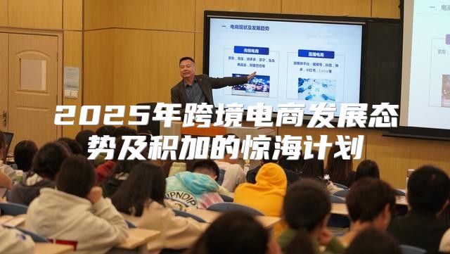 2025年跨境电商发展态势及积加的惊海计划