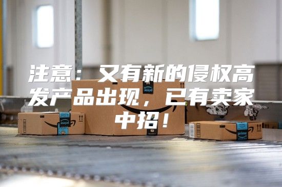 注意：又有新的侵权高发产品出现，已有卖家中招！