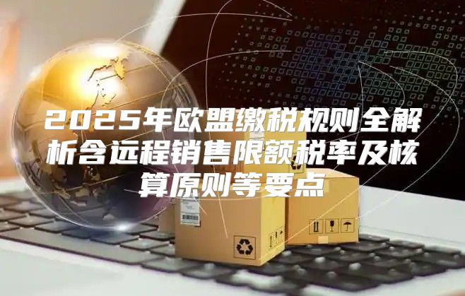 2025年欧盟缴税规则全解析含远程销售限额税率及核算原则等要点