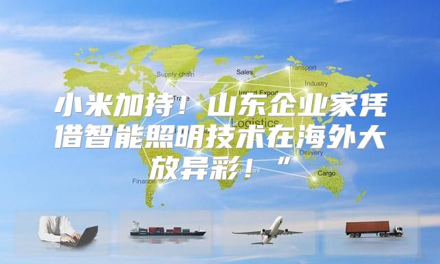 小米加持！山东企业家凭借智能照明技术在海外大放异彩！”