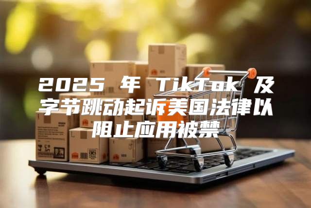 2025 年 TikTok 及字节跳动起诉美国法律以阻止应用被禁