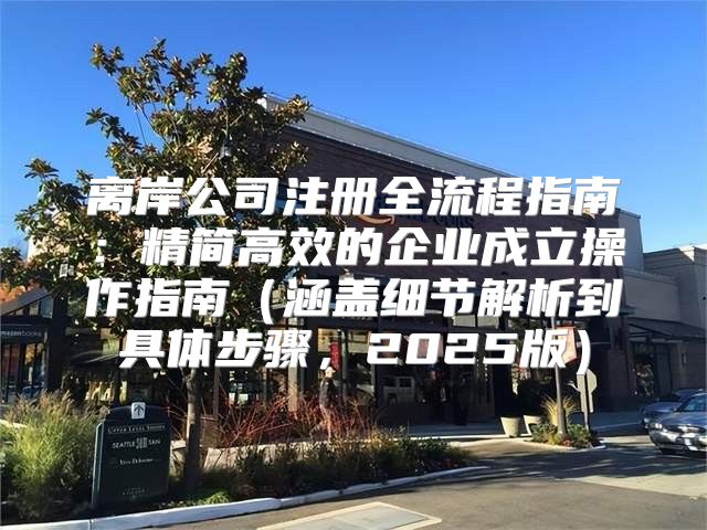 离岸公司注册全流程指南：精简高效的企业成立操作指南涵盖细节解析到具体步骤，2025版