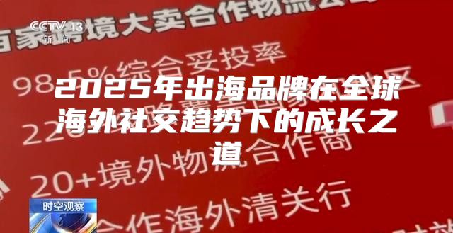 2025年出海品牌在全球海外社交趋势下的成长之道