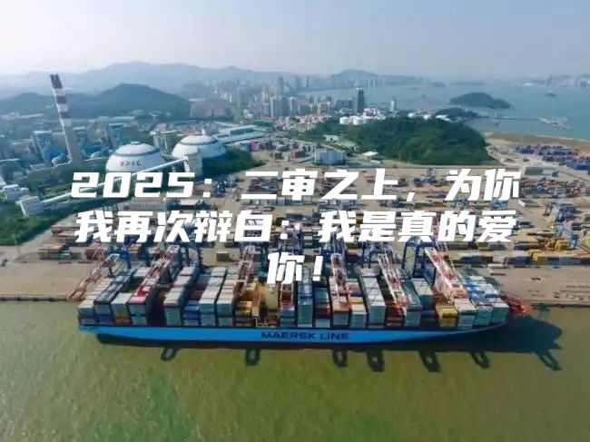 2025二审之上，为你我再次辩白：我是真的爱你！