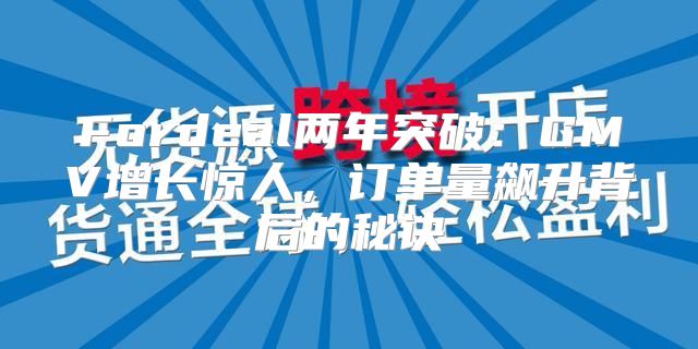 Fordeal两年突破：GMV增长惊人，订单量飙升背后的秘诀