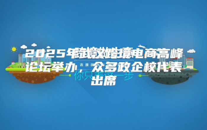 2025年武汉跨境电商高峰论坛举办，众多政企校代表出席