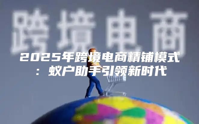 2025年跨境电商精铺模式：蚁户助手引领新时代