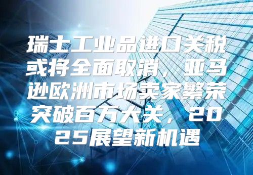 瑞士工业品进口关税或将全面取消，亚马逊欧洲市场卖家繁荣突破百万大关，2025展望新机遇