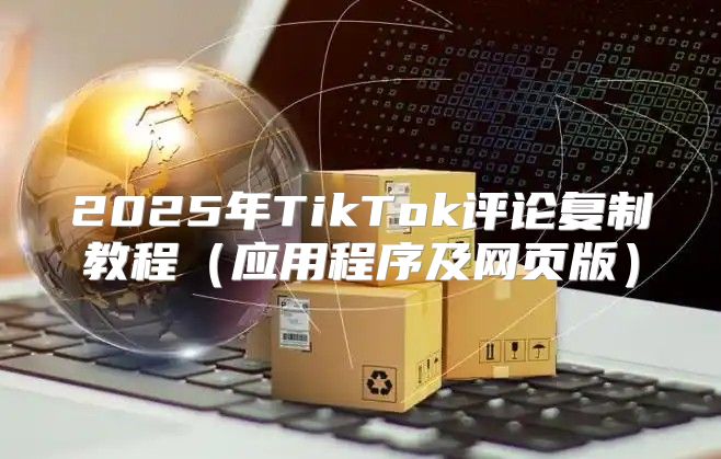 2025年TikTok评论复制教程应用程序及网页版