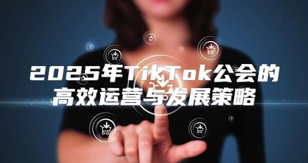 2025年TikTok公会的高效运营与发展策略