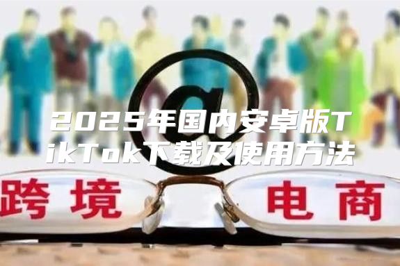 2025年国内安卓版TikTok下载及使用方法
