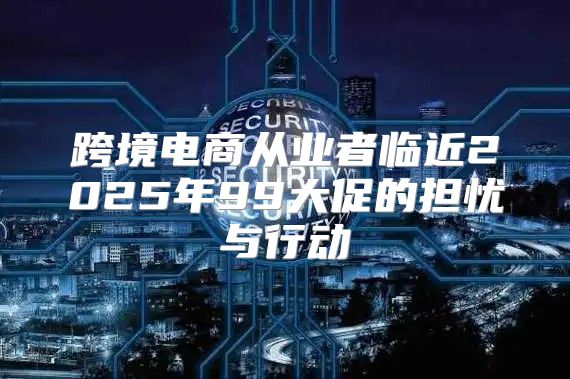 跨境电商从业者临近2025年99大促的担忧与行动