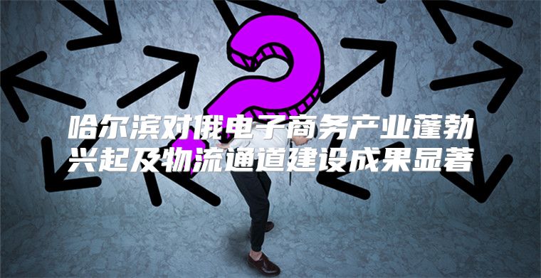 哈尔滨对俄电子商务产业蓬勃兴起及物流通道建设成果显著