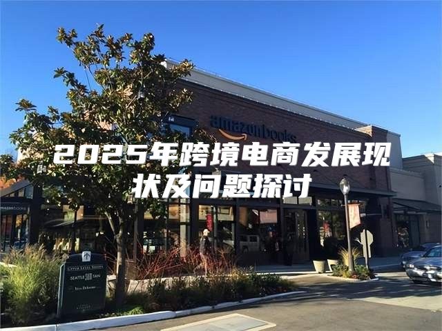 2025年跨境电商发展现状及问题探讨