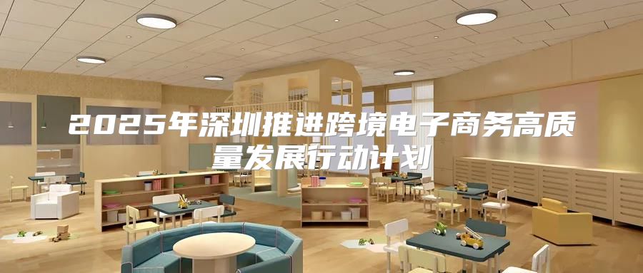 2025年深圳推进跨境电子商务高质量发展行动计划