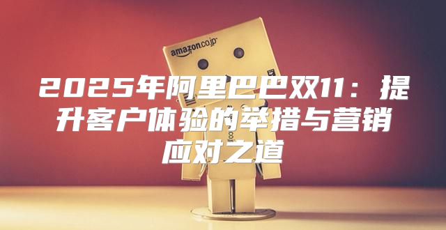 2025年阿里巴巴双11：提升客户体验的举措与营销应对之道