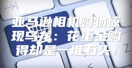 亚马逊相机购物惊现乌龙：花重金购得却是一堆石头！