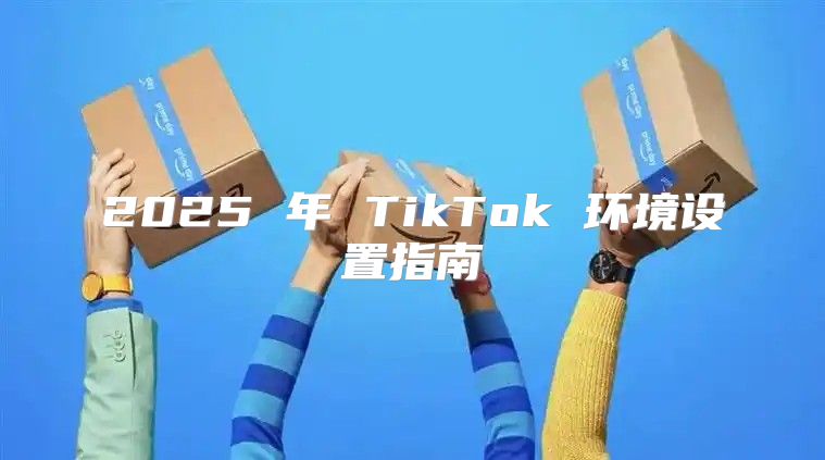 2025 年 TikTok 环境设置指南