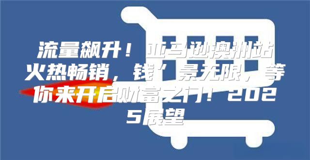 流量飙升！亚马逊澳洲站火热畅销，钱”景无限，等你来开启财富之门！2025展望