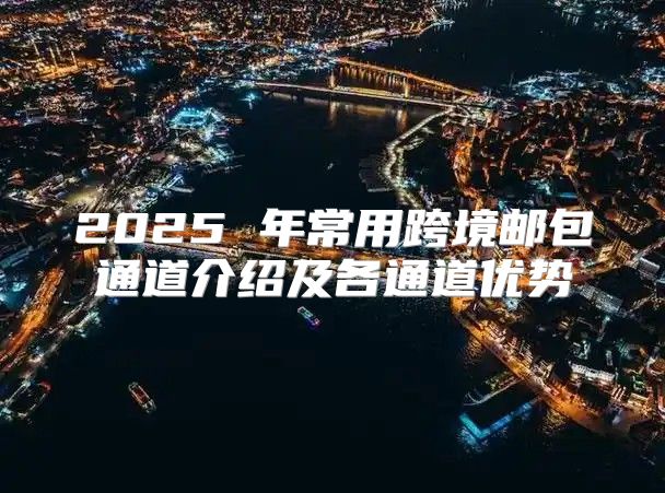 2025 年常用跨境邮包通道介绍及各通道优势