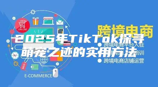 2025年TikTok探寻萌宠之迹的实用方法