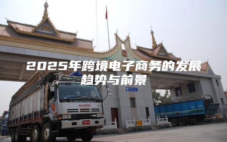 2025年跨境电子商务的发展趋势与前景