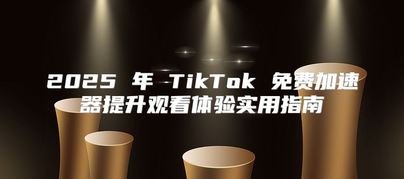 2025 年 TikTok 免费加速器提升观看体验实用指南