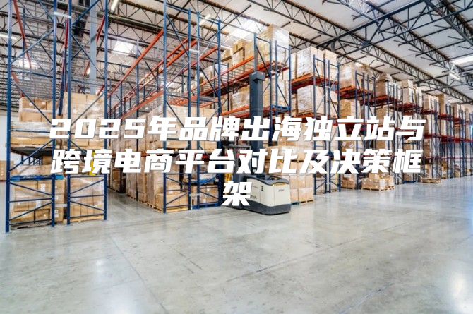 2025年品牌出海独立站与跨境电商平台对比及决策框架
