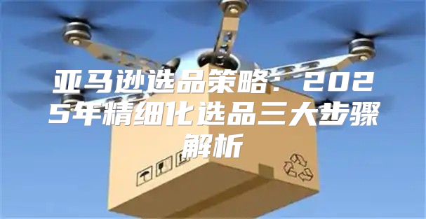 亚马逊选品策略：2025年精细化选品三大步骤解析