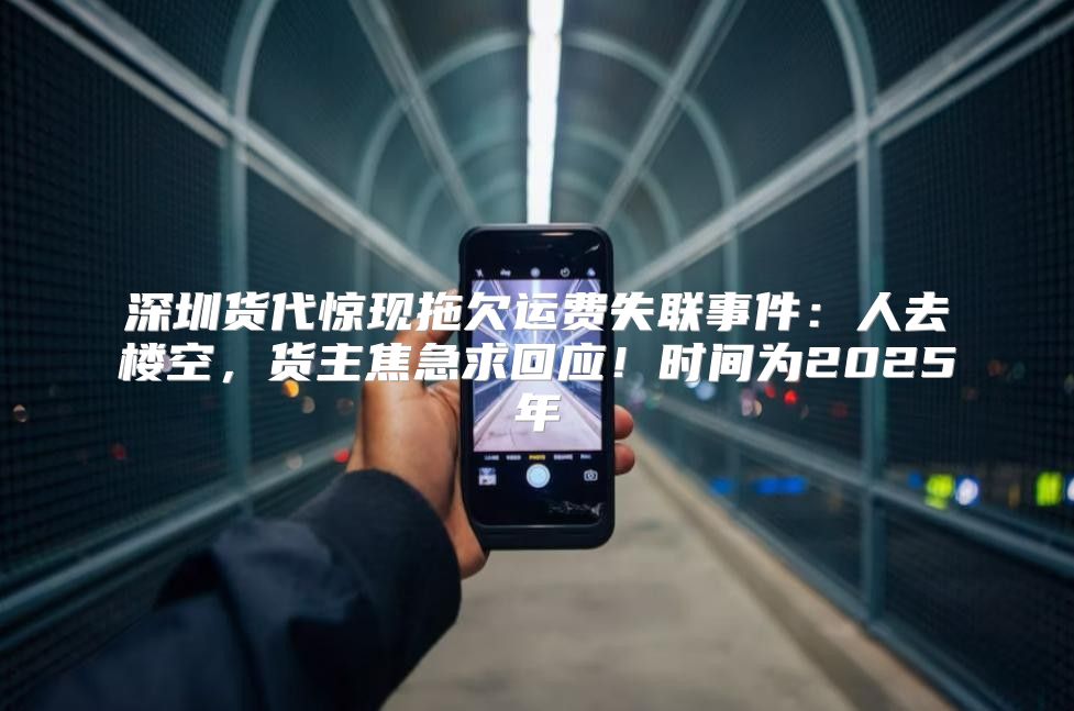 深圳货代惊现拖欠运费失联事件：人去楼空，货主焦急求回应！时间为2025年