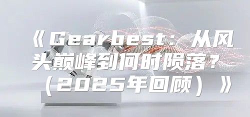 Gearbest：从风头巅峰到何时陨落？2025年回顾