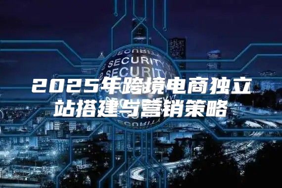 2025年跨境电商独立站搭建与营销策略