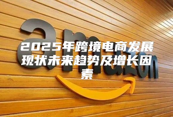 2025年跨境电商发展现状未来趋势及增长因素