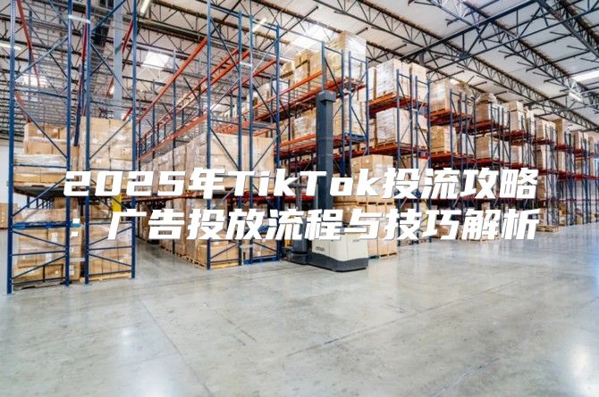 2025年TikTok投流攻略：广告投放流程与技巧解析