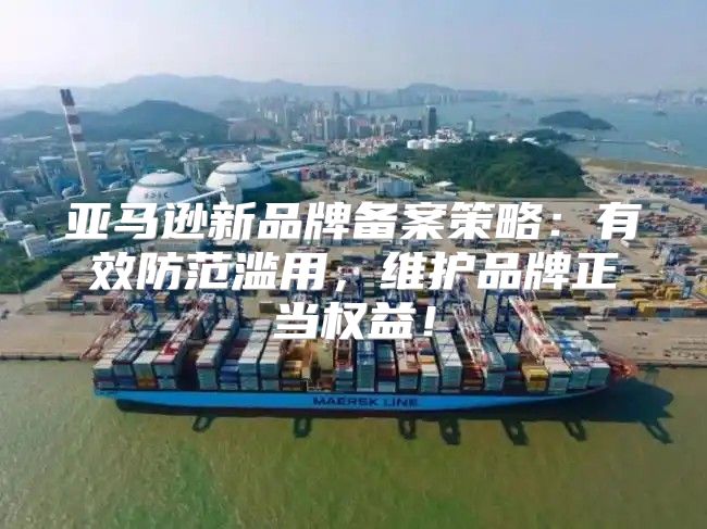 亚马逊新品牌备案策略：有效防范滥用，维护品牌正当权益！