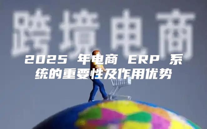 2025 年电商 ERP 系统的重要性及作用优势