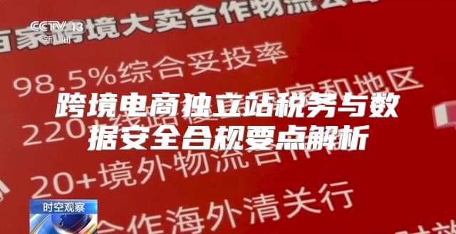 跨境电商独立站税务与数据安全合规要点解析