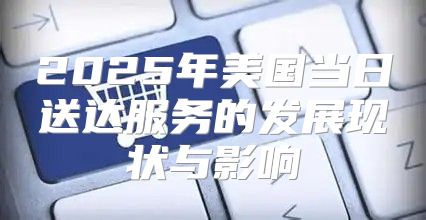 2025年美国当日送达服务的发展现状与影响