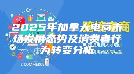 2025年加拿大电商市场发展态势及消费者行为转变分析
