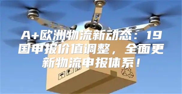 A+欧洲物流新动态：19国申报价值调整，全面更新物流申报体系！