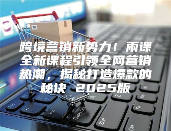 跨境营销新势力！雨课全新课程引领全网营销热潮，揭秘打造爆款的秘诀 2025版
