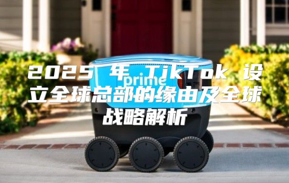 2025 年 TikTok 设立全球总部的缘由及全球战略解析